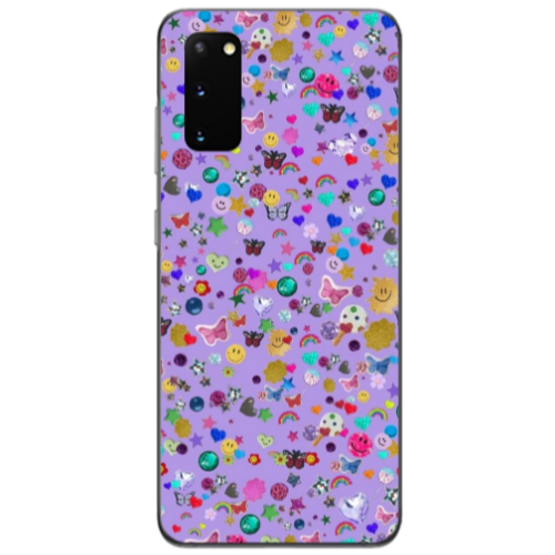 Samsung S20 Stars and Rainbow Transparent Silicone TPU Θήκη