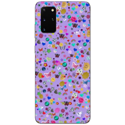 Samsung S20 Plus Stars and Rainbow Transparent Silicone TPU Θήκη
