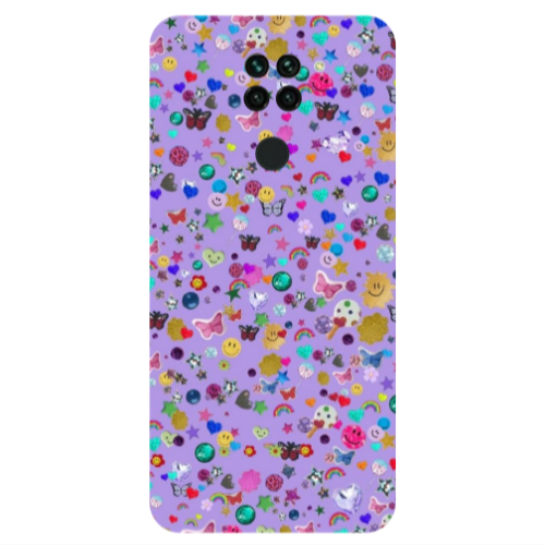 Xiaomi Redmi Note 9 Stars and Rainbow Transparent Silicone TPU Θήκη