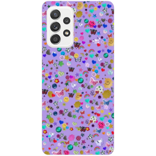 Samsung A53 Stars and Rainbow Transparent Silicone TPU Θήκη
