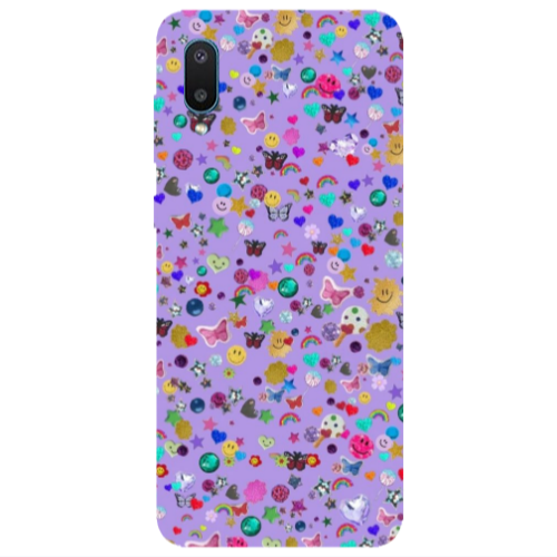 Samsung A02 Stars and Rainbow Transparent Silicone TPU Θήκη