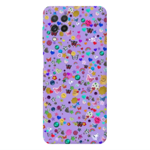 Samsung A22 4G Stars and Rainbow Transparent Silicone TPU Θήκη
