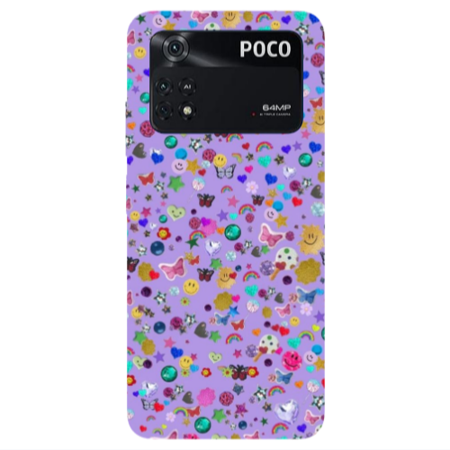 Xiaomi Poco M4 Pro 4G Stars and Rainbow Transparent Silicone TPU Θήκη
