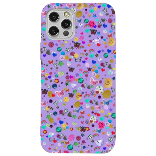 Apple iPhone 12 Pro Stars and Rainbow Transparent Silicone TPU Θήκη
