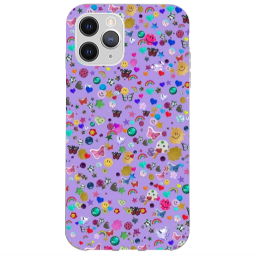 Apple iPhone 11 Pro Max Stars and Rainbow Transparent Silicone TPU Θήκη