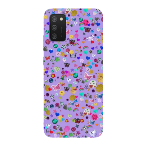 Samsung A03S Stars and Rainbow Transparent Silicone TPU Θήκη