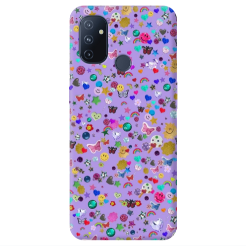 Oneplus Nord 100 Stars and Rainbow Transparent Silicone TPU Θήκη