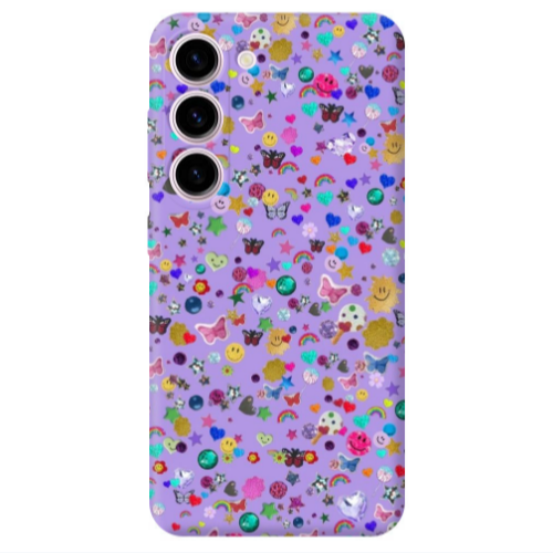 Samsung S23 Plus Stars and Rainbow Transparent Silicone TPU Θήκη