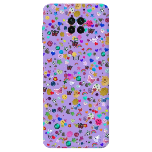 Xiaomi Redmi Note 9S Stars and Rainbow Transparent Silicone TPU Θήκη