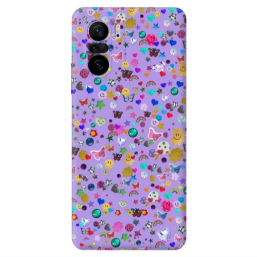 Xiaomi Poco F3 Stars and Rainbow Transparent Silicone TPU Θήκη