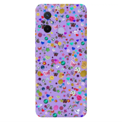 Xiaomi Redmi 12C Stars and Rainbow Transparent Silicone TPU Θήκη