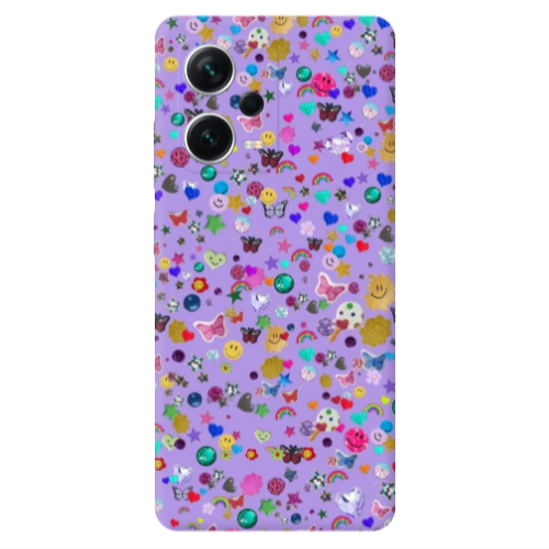 Xiaomi Redmi Note 12 5G Stars and Rainbow Transparent Silicone TPU Θήκη