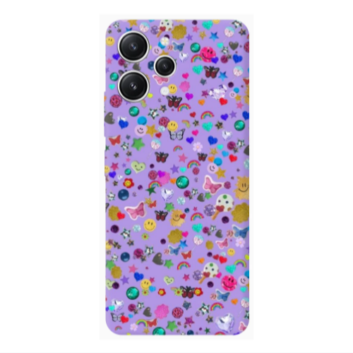 Xiaomi Redmi 12 Stars and Rainbow Transparent Silicone TPU Θήκη
