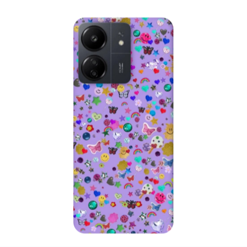 Xiaomi Redmi 13C Stars and Rainbow Transparent Silicone TPU Θήκη