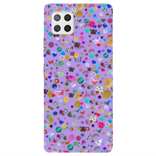 Samsung A42 5G Stars and Rainbow Transparent Silicone TPU Θήκη