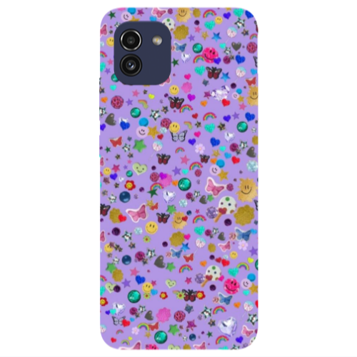 Samsung A03 Stars and Rainbow Transparent Silicone TPU Θήκη