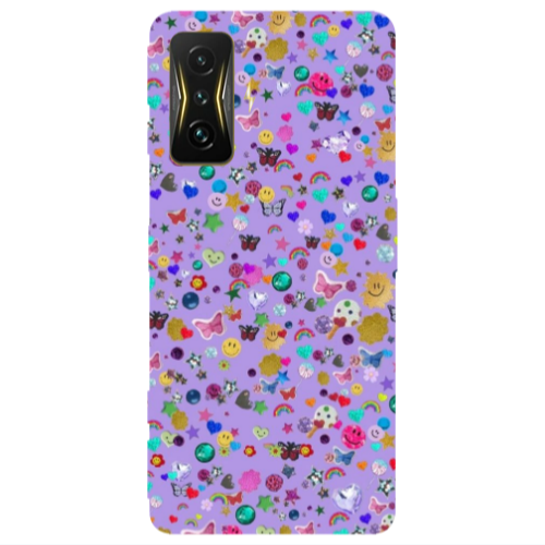 Xiaomi Poco F4 Gt Stars and Rainbow Transparent Silicone TPU Θήκη