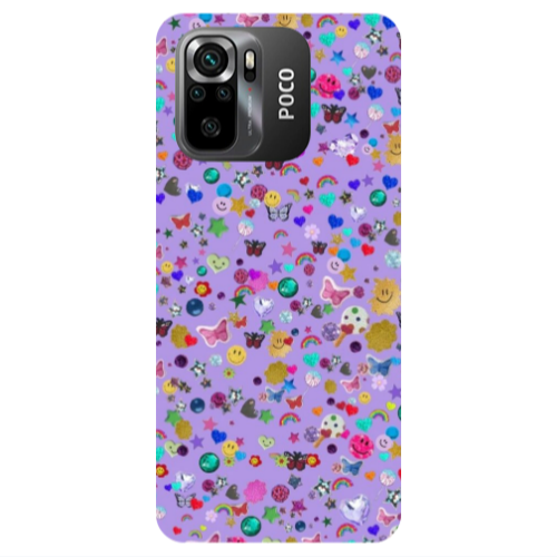 Xiaomi Poco M5 s Stars and Rainbow Transparent Silicone TPU Θήκη