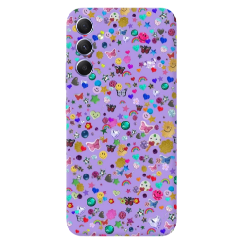 Samsung A15 5G Stars and Rainbow Transparent Silicone TPU Θήκη