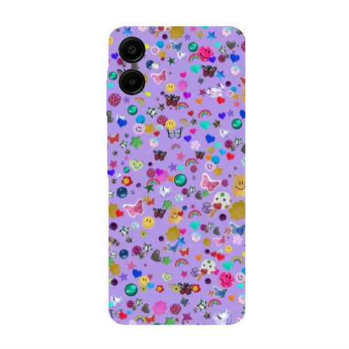 Samsung A06 Stars and Rainbow Transparent Silicone TPU Θήκη