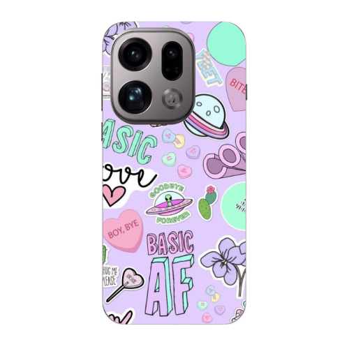Oppo Find X9 Pro Basic AF Transparent Silicone TPU Θήκη