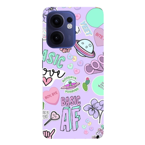 Oppo Reno13 FS Basic AF Transparent Silicone TPU Θήκη