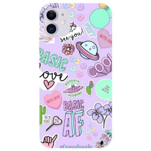 Apple iPhone 11  Basic AF Transparent Silicone TPU Θήκη