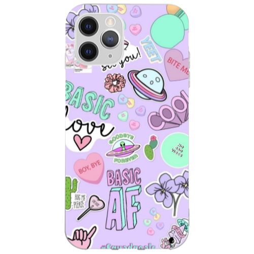 Apple iPhone 11 Pro Basic AF Transparent Silicone TPU Θήκη