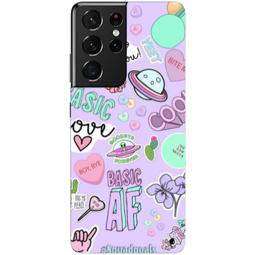 Samsung S21 Ultra Basic AF Transparent Silicone TPU Θήκη