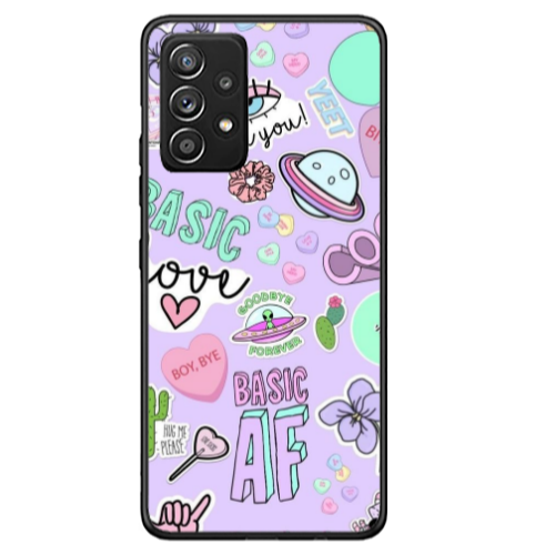 Samsung A53 Basic AF Black Glossy Θήκη