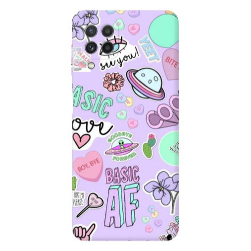Samsung A22 4G Basic AF Transparent Silicone TPU Θήκη