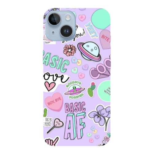 Apple iPhone 14  Basic AF Transparent Silicone TPU Θήκη