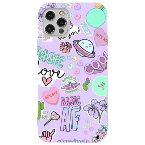 Apple iPhone 12 Pro Basic AF Transparent Silicone TPU Θήκη