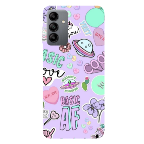 Samsung A04S Basic AF Transparent Silicone TPU Θήκη