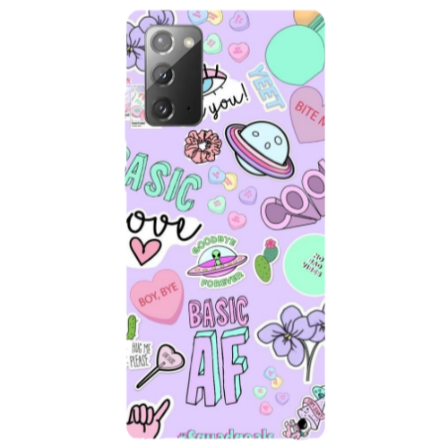 Samsung Note 20 Basic AF Transparent Silicone TPU Θήκη