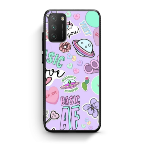 Xiaomi Poco M3 Basic AF Black Glossy Θήκη