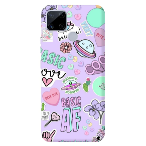 Realme C25S Basic AF Transparent Silicone TPU Θήκη