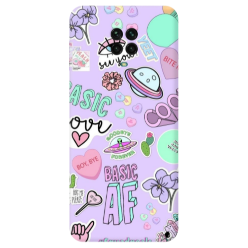 Xiaomi Redmi Note 9S Basic AF Transparent Silicone TPU Θήκη