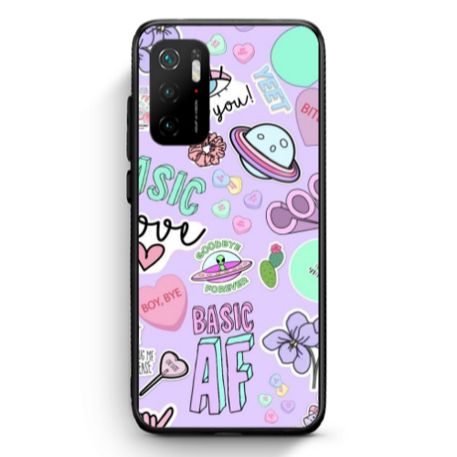 Xiaomi Poco M3 Pro Basic AF Black Glossy Θήκη