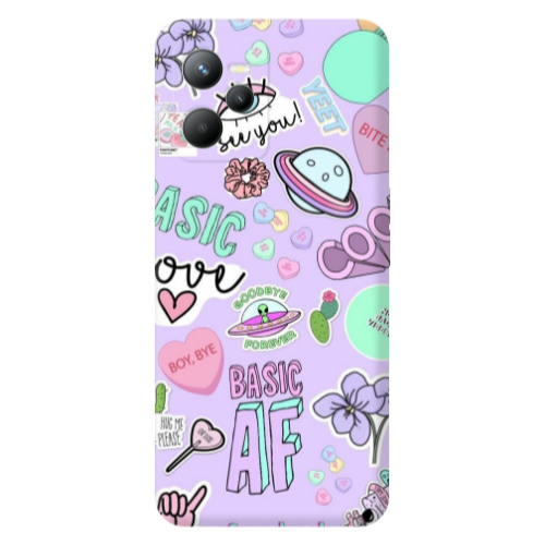 Realme C35 Basic AF Transparent Silicone TPU Θήκη