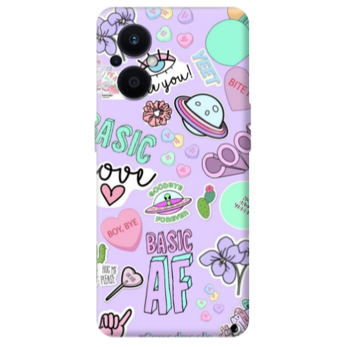 Oppo Reno 7 Lite Basic AF Transparent Silicone TPU Θήκη