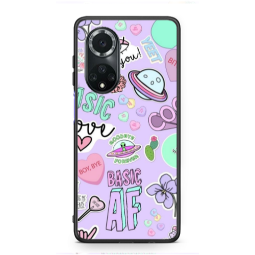 Huawei Nova 9 Basic AF Black Glossy Θήκη