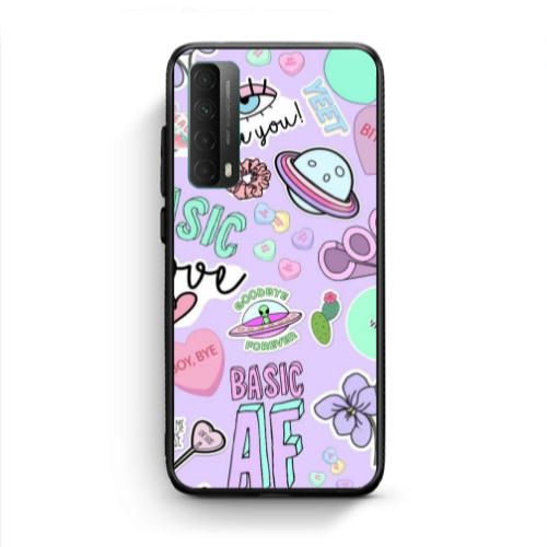 Huawei P Smart 2021 Basic AF Black Glossy Θήκη