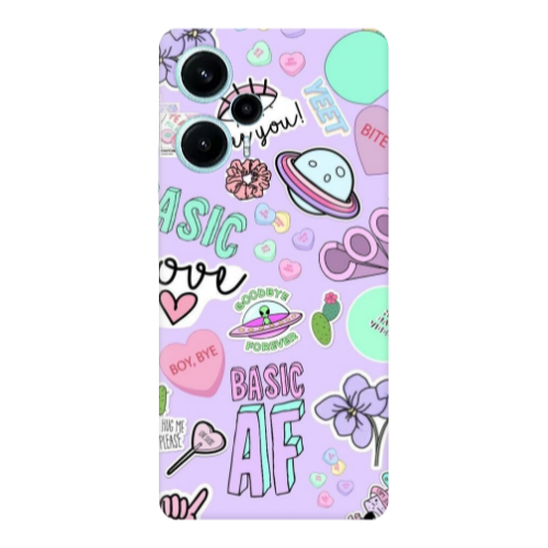 Xiaomi Poco F5 Basic AF Transparent Silicone TPU Θήκη