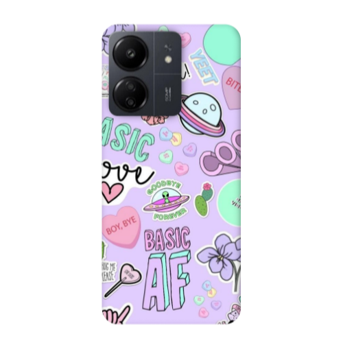 Xiaomi Redmi 13C Basic AF Transparent Silicone TPU Θήκη