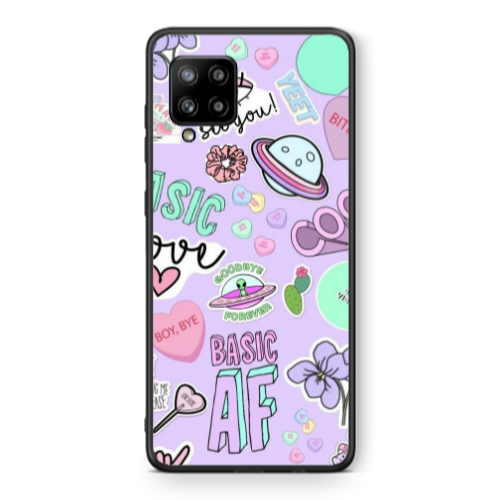 Samsung A42 5G Basic AF Black Glossy Θήκη