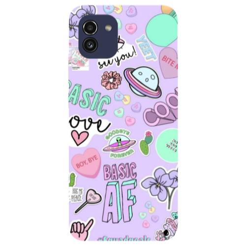 Samsung A03 Basic AF Transparent Silicone TPU Θήκη