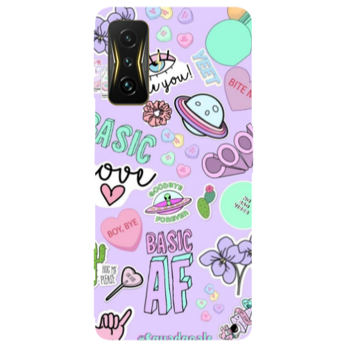 Xiaomi Poco F4 Gt Basic AF Transparent Silicone TPU Θήκη
