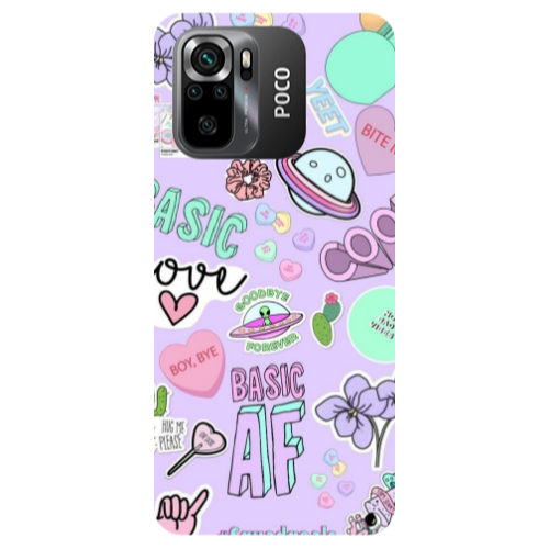 Xiaomi Poco M5 s Basic AF Transparent Silicone TPU Θήκη