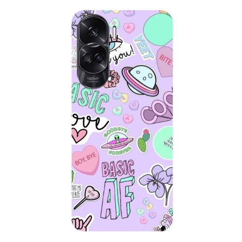 Honor 90 Lite 5G Basic AF Transparent Silicone TPU Θήκη